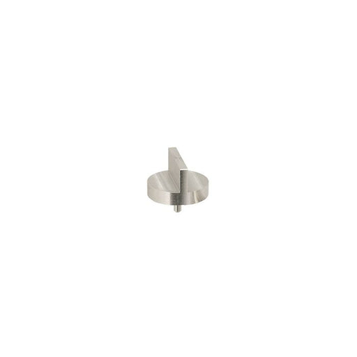 Double 90 degree angled Zeiss pin stub ш25.4 diameter, short pin, aluminium