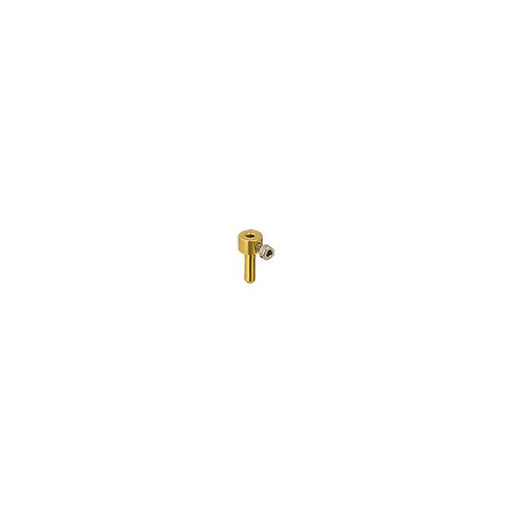 EM-Tec GR2 needle / tube sample holder for up to пїЅпїЅпїЅпїЅ2mm, gold plated brass, pin