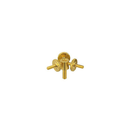 EM-Tec GS25 spider type bulk sample holder for up to пїЅпїЅпїЅпїЅ25mm, gold plated brass, pin