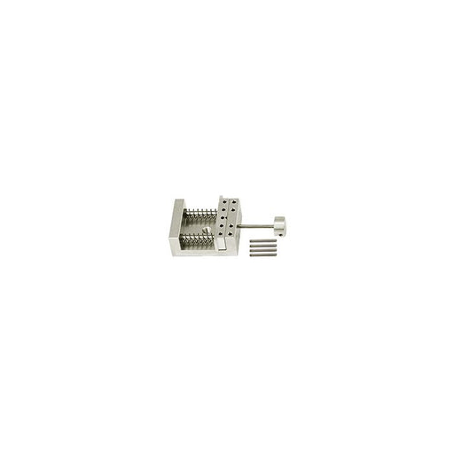 EM-Tec VS12 compact single action spring-loaded vise holder for up to 12mm, pin