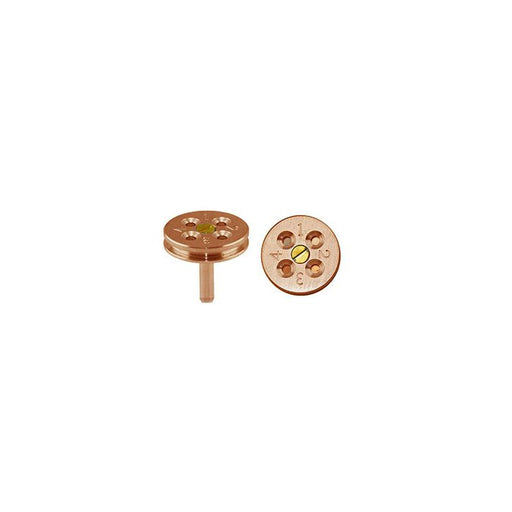 EM-Tec TG4C TEM grid holder securely holds up to 4 TEM grids, пїЅпїЅ18x3.2mm, copper, pin