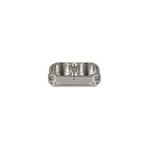 EM-Tec R2-1.5 top reference holder for 2x ш1-1/2 inch metallographic mounts, M4. Includes 2 positions for calibration stubs.