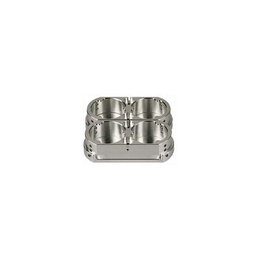 EM-Tec R22 top reference holder for 4x ш40mm metallographic mounts, pin. Includes 4 positions for calibration stubs.