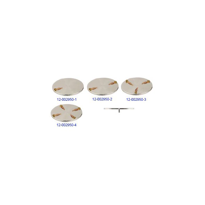 EM-Tec S-Clip sample holders with 1, 2, 3 or 4x S-Clips on пїЅпїЅпїЅпїЅ50mm pin stub