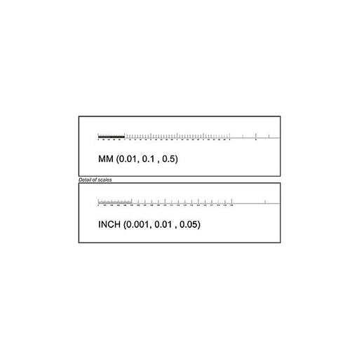 Stage micrometer S18 with calibration certificate