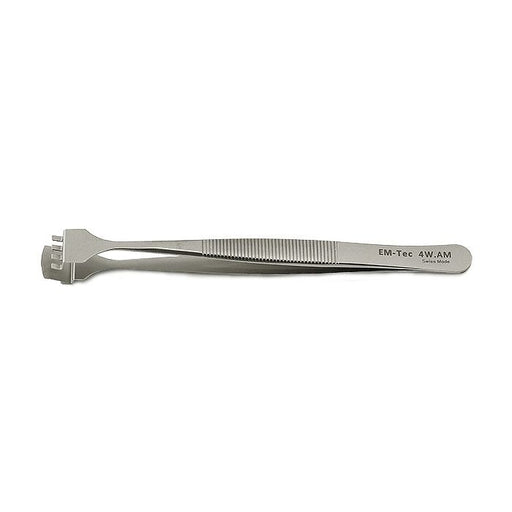 EM-Tec 4W.AM precision wafer handling tweezers for ш4”/100mm, anti-magnetic stainless steel