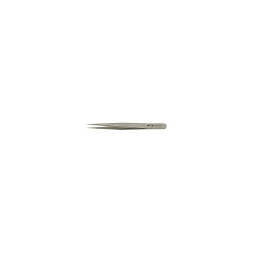 EM-Tec 3C.TI high precision tweezers, style 3C, short, very sharp fine tips, titanium