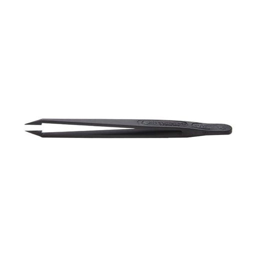 EM-Tec 707.CN ESD safe PA66/carbon fibre reinforced tweezers, sharp tips