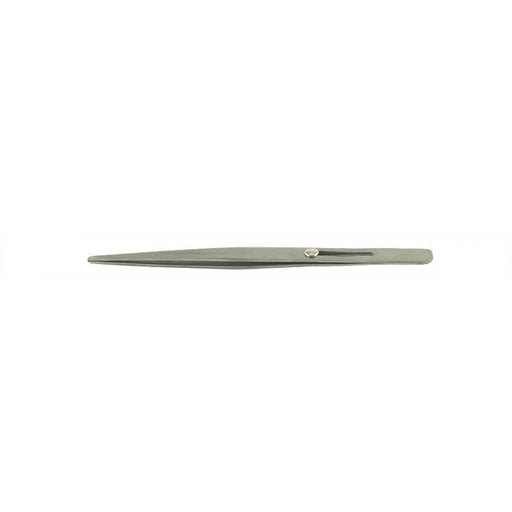 Value-Tec 667.MS industrial strong tweezers, style 667, locking, straight blunt tips, 165mm, magnetic stainless steel