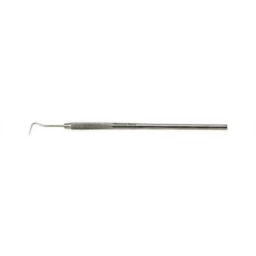 Value-Tec VP6 probe with sharp curved hook tip, round handle, 410 stainless steel