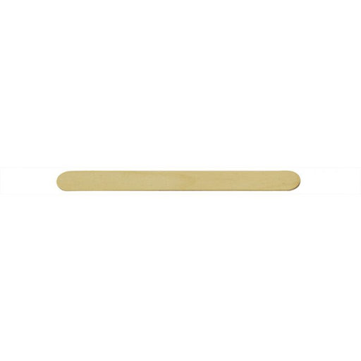 Flat wooden applicator sticks, small, 140 x 15 x 1.6mm, birch wood