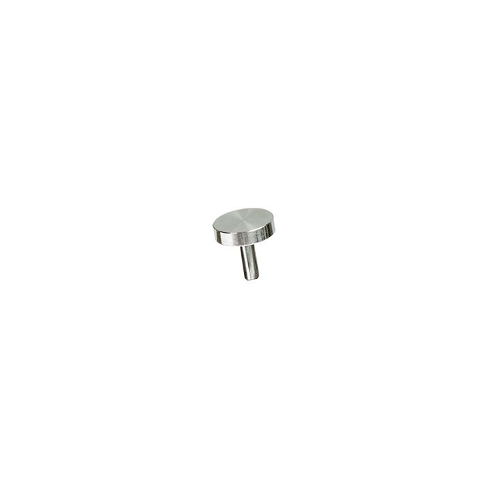 SEM pin stub Ø12.7mm diameter, no groove, 8mm pin L, aluminium