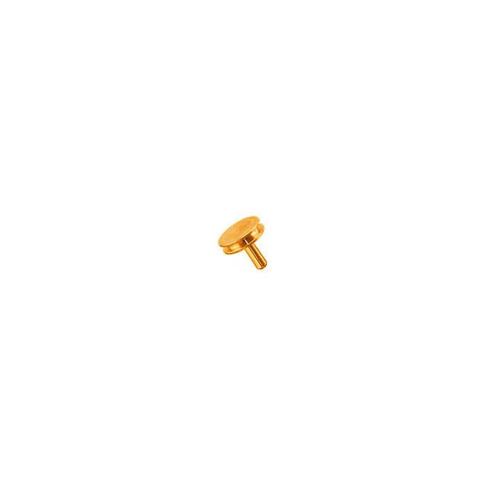 SEM pin stub ш12.7 diameter top, standard pin, copper