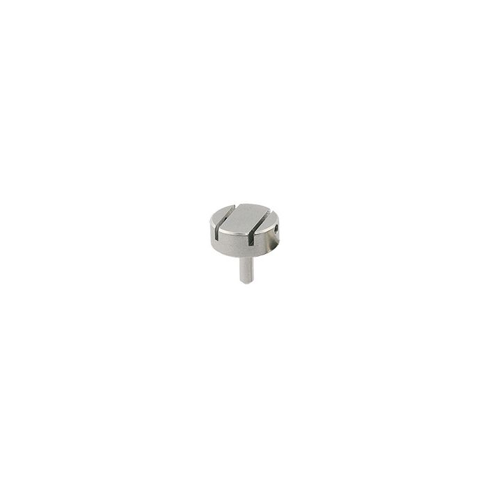 EM-Tec PS7 mini pin stub dual slot vise clamp, 2x1mm, ш15x6mm, pin