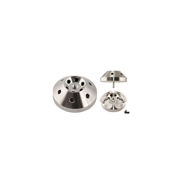 EM-Tec P6/45 multi pin stub holder 45 for 6 pin stubs, 35x14mm, pin ...