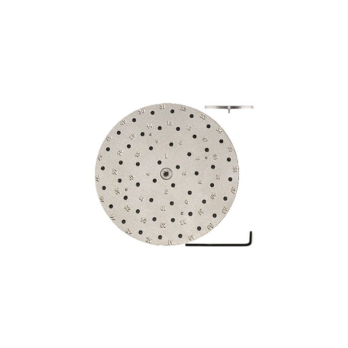 EM-Tec P49 multi pin stub holder for 49 pin stubs, пїЅпїЅпїЅпїЅ117x7mm, pin