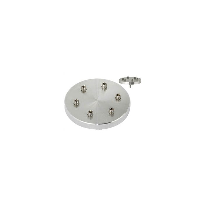 EM-Tec H6 multi stub holder for 6 x пїЅпїЅпїЅпїЅ15mm Hitachi stubs, пїЅпїЅпїЅпїЅ50x6mm, pin