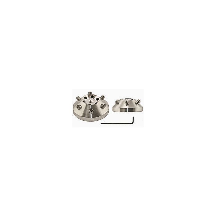 EM-Tec H6/45R 45 degrees multi stub holder for 6 x ш15mm Hitachi stubs with individual rotation, ш35x14mm, M4