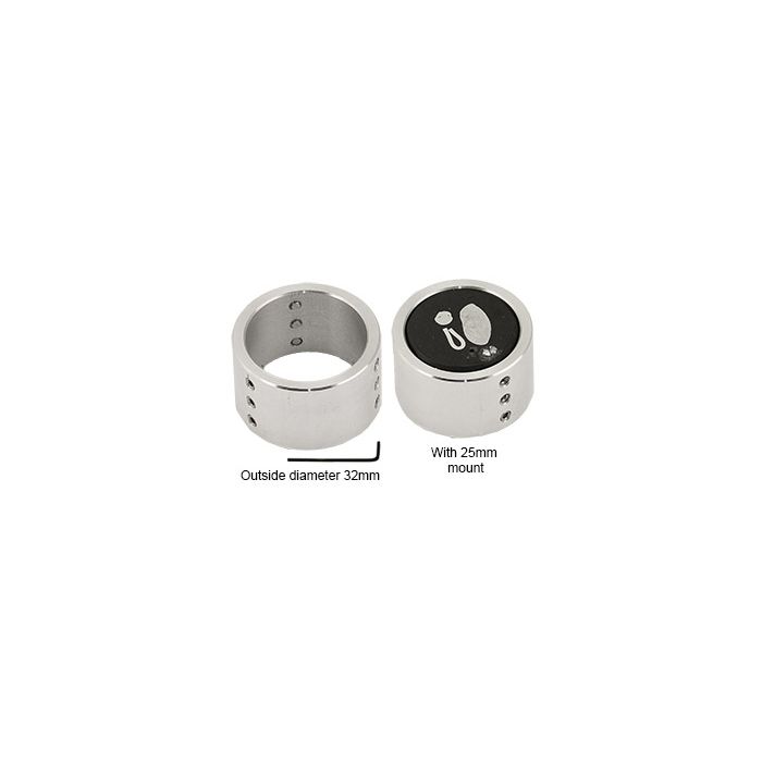 EM-Tec R4 adapter sleeve for 25mm/1inch metallographic mounts ...