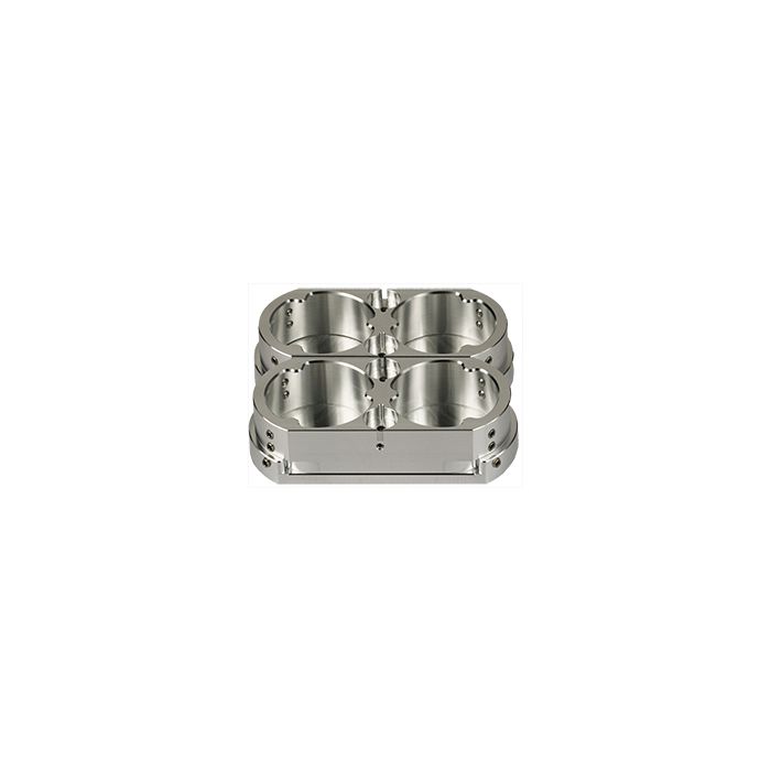EM-Tec R22-1.5 top reference holder for 4x пїЅпїЅ1-1/2 inch metallographic mounts, M4. Includes 4 positions for calibration stubs.
