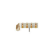 EM-Tec S-Clip sample holder with 4xS-Clips at 45пїЅпїЅпїЅ and 4xS-Clip at 90пїЅпїЅпїЅ, 50x10x14mm, pin