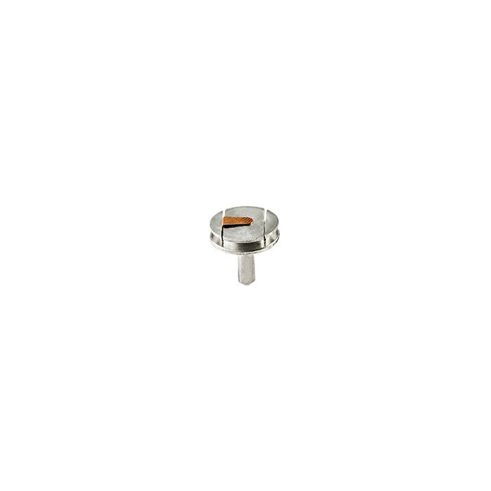 EM-Tec LPS12 Low Profile S-Clip SEM sample holder, single short clip on a ����12.7mm standard pin stub