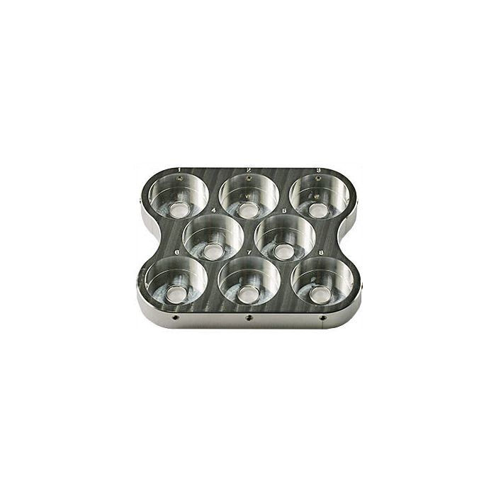 EM-Tec MM38 multi metallographic mount holder for 8x пїЅпїЅпїЅпїЅ30mm / пїЅпїЅпїЅпїЅ1-1/4 inch mounts, M4