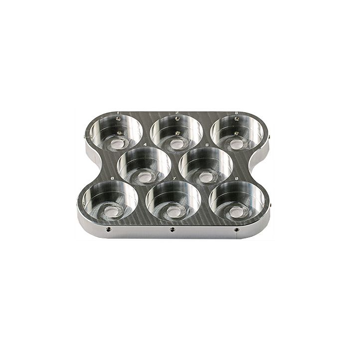 EM-Tec MM48 multi metallographic mount holder for 8x пїЅпїЅпїЅпїЅ40mm / пїЅпїЅпїЅпїЅ1-1/2 inch mounts, pin