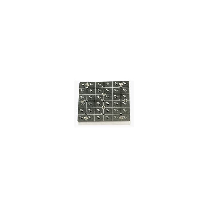 EM-Tec CS36/9 C-Square multi pin stub holder for 36x ����12.7mm or 9 x ����25.4mm pin stubs, M4