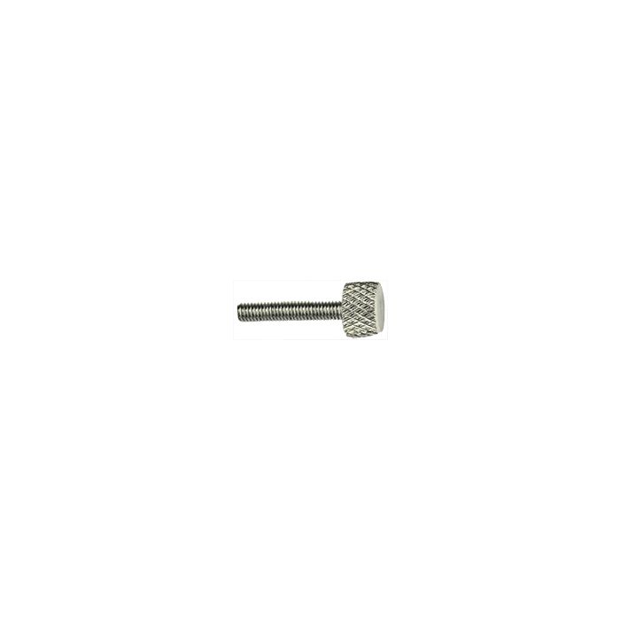 EM-Tec Versa-Plate stainless steel knurled thumb screws, M3x16mm