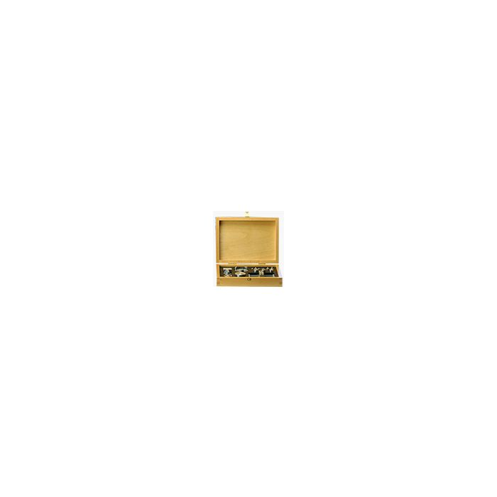 EM-Tec U2 universal SEM sample holder and stub adapter kit in wooden box, complete with insert