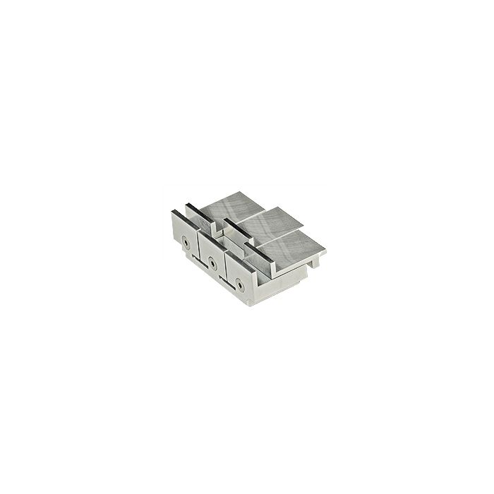 EM-Tec 3V22 triple compact vise sample holder for 3x up to 22mm samples, pin