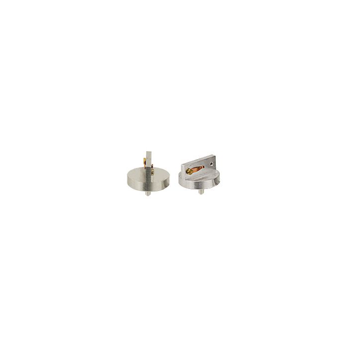 EM-Tec S-Clip sample holder with 2xS-Clips double 90пїЅпїЅпїЅ on пїЅпїЅпїЅпїЅ25.4mm Zeiss pin stub