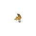 EM-Tec JGS10 swivel head sample holder for up to 10mm, gold plated brass, JEOL пїЅпїЅпїЅпїЅ12.2mm