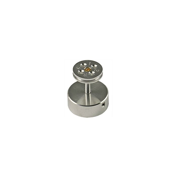 EM-Tec TG4J2 TEM grid holder securely holds up to 4 TEM grids, пїЅпїЅ18x3.2mm, aluminium, with JEOL пїЅпїЅ25mm stub adapter