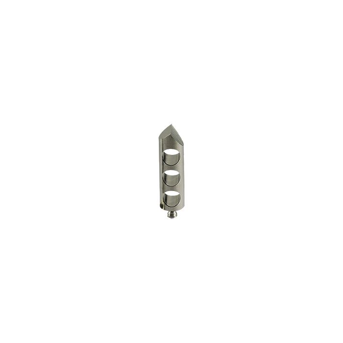 EBSD-3D sample holder for FEI / Thermo Dualbeam Systems, aluminium, M6 fine thread