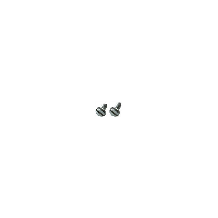 EM-Tec M4P set of slotted pan head screws M4, stainless steel AISI 304