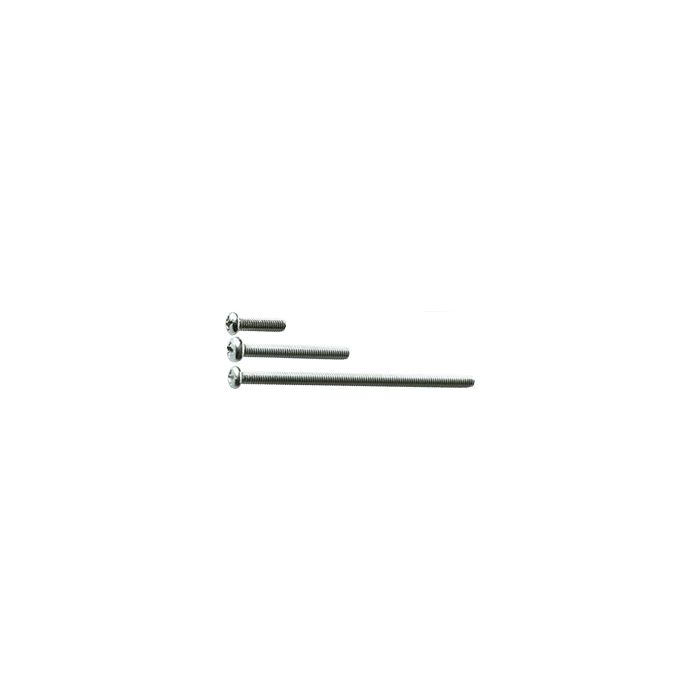 EM-Tec M4R set of phillips round head screws M4, stainless steel AISI 304