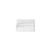 Micro-Tec C35 clear styrene plastic hinged storage boxes, 89x65x25mm