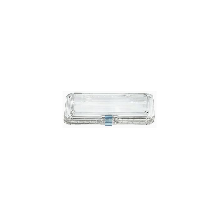 Micro-Tec M74 clear plastic membrane box, hinged, 175x100x25mm