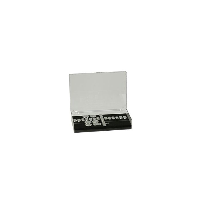 EM-Tec SB140 high capacity clear styrene box for 140 standard 12.7mm pin stubs