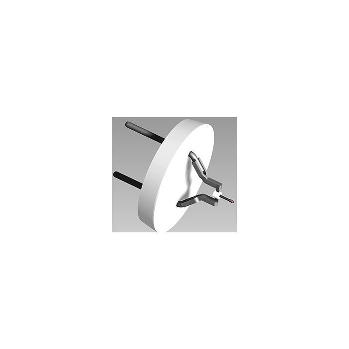 Kimball ES-423E LaB6 cathode, ISI 2 Pin Base, 60 degrees/6Вµm round tip for ABT / Topcon TEM