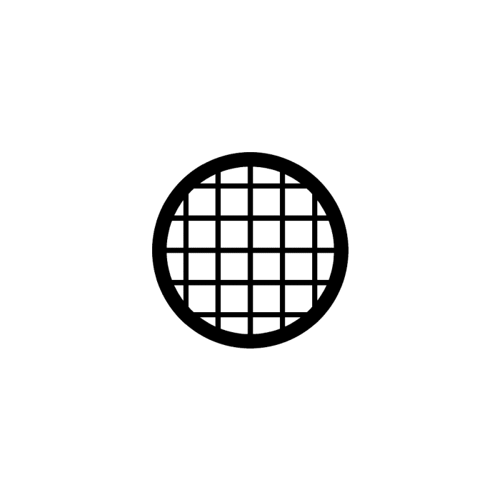 Gilder G50 TEM grid, standard 50 square mesh, 420 Ојm hole, 80 Ојm bar Cu (AU-21-1GM050) / Ni (AU-21-2GM050) /Au (AU-21-3GM050)