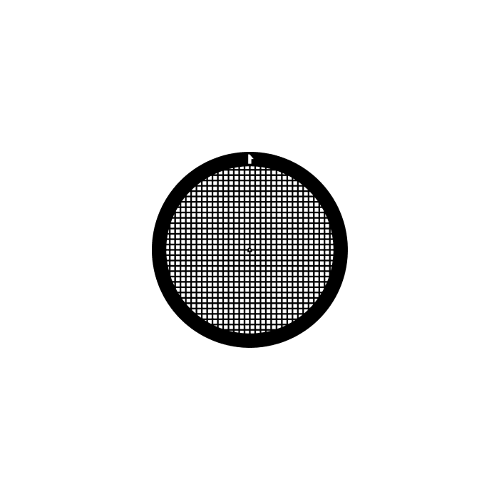 Gilder G300 TEM grid, standard 300 square mesh, 58 Ојm hole, 25 Ојm bar Cu (AU-21-1GM300) / Ni (AU-21-2GM300) /Au (AU-21-3GM300)