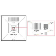 EM-Tec MCS-1TR traceable calibration standard, 2.5mm to 1Г‚Вµm, unmounted