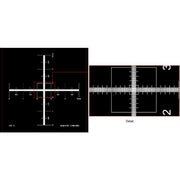 CCS-5 Micro-Tec 5mm cross scale, 0.01mm div., Si/Cr, opaque, unmounted