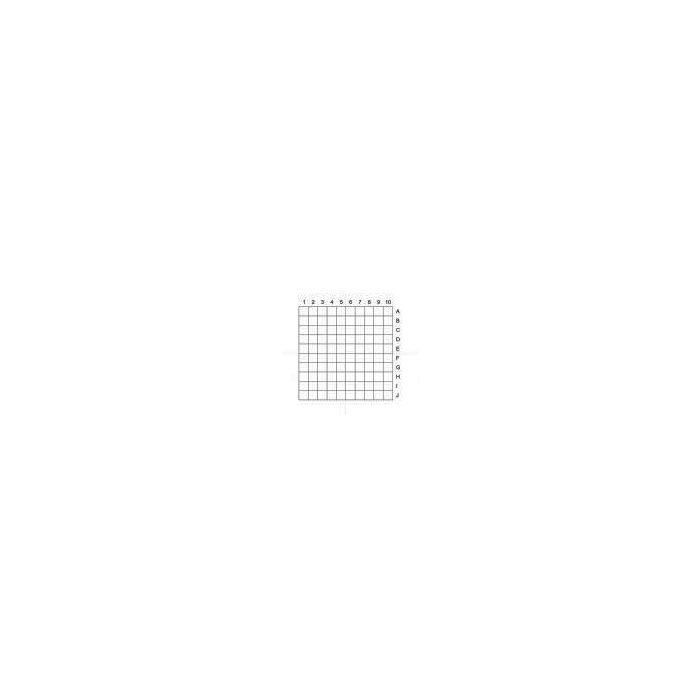 Counting graticule S9, 1x1mm in 0.1mm squares, black slide/glass disc