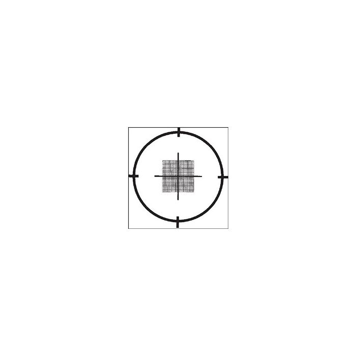 Counting graticule S29, 1.5x1.5mm in 0.01mm squares, black slide/glass disc