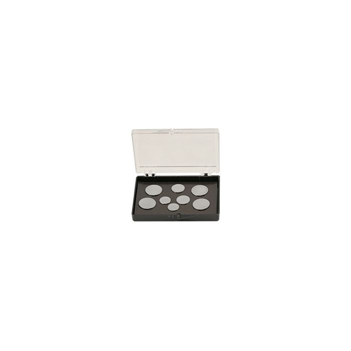 Nano-Tec AB8 AFM magnetic disc storage box for eight AFM discs, 72x51x12.5mm