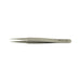 EM-Tec 2.AM high precision tweezers, style 2, flat, sharp fine tips, anti-magnetic stainless steel